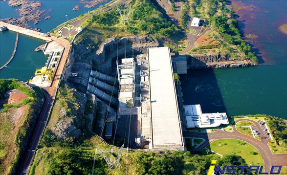 Infraestrutura de usina hidrelétrica