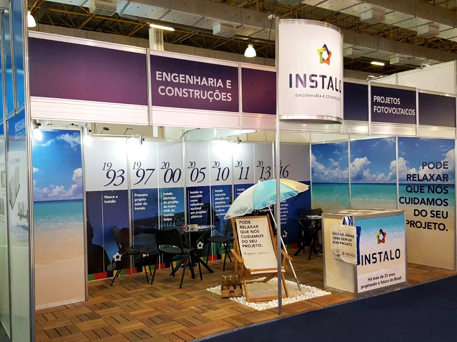 Estande da Instalo na Intersolar, São Paulo