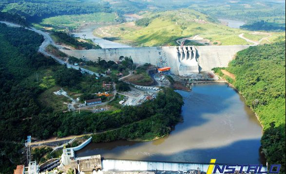 Infraestrutura elétrica de canteiro na UHE Mauá